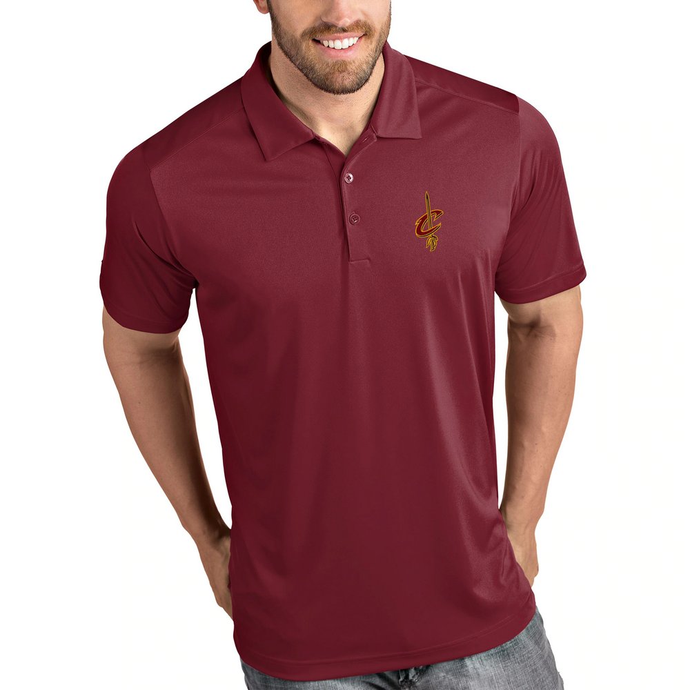 Cleveland Cavaliers Antigua Tribute Polo - Wine