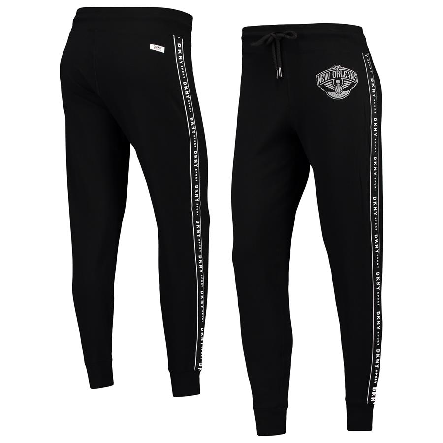 New Orleans Pelicans DKNY Sport Women's Brooke Jogger Pants - Black