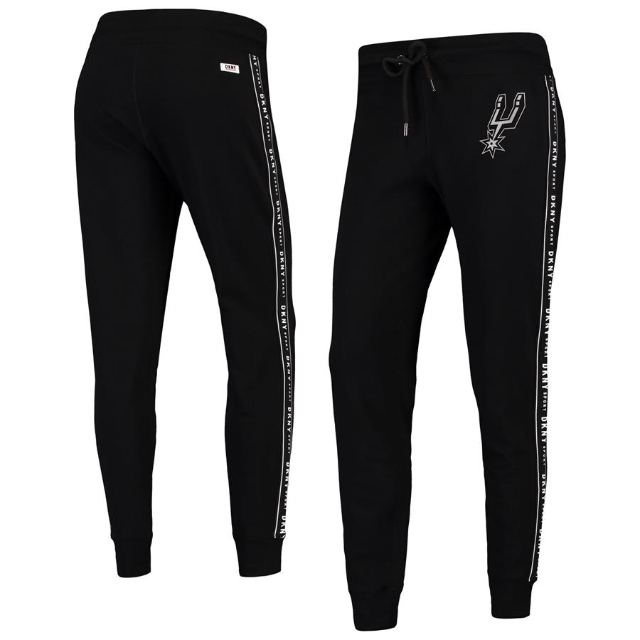 San Antonio Spurs DKNY Sport Women's Brooke Jogger Pants - Black
