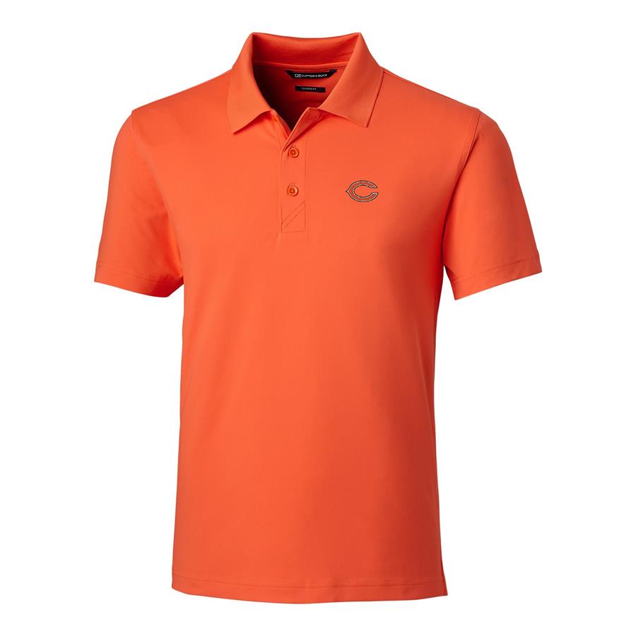 Chicago Bears Cutter & Buck Forge Tailored Fit Polo - Orange