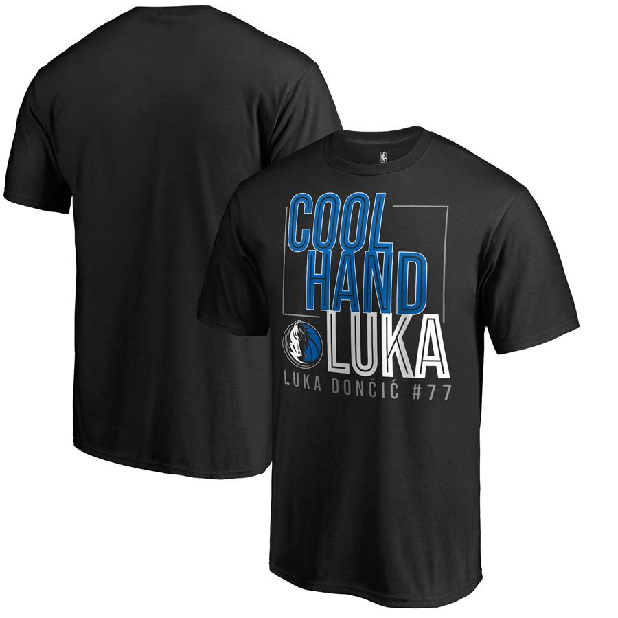 Luka Doncic Dallas Mavericks Fanatics Branded Cool Hand T-Shirt - Black