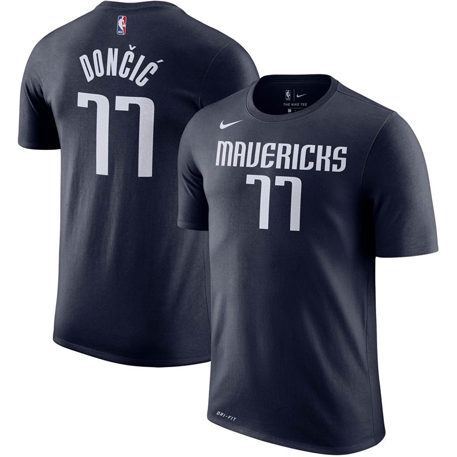 Luka Doncic Dallas Mavericks Nike Statement Edition Name & Number Performance T-Shirt - Navy