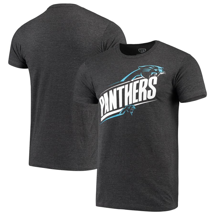 Carolina Panthers G-III Sports by Carl Banks Prime Time T-Shirt - Heathered Black
