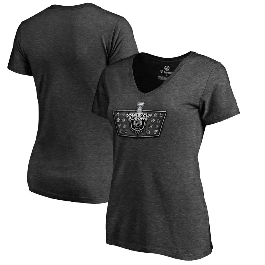 Fanatics Branded Women's 2019 Stanley Cup Playoffs Bound - Heather Gray
