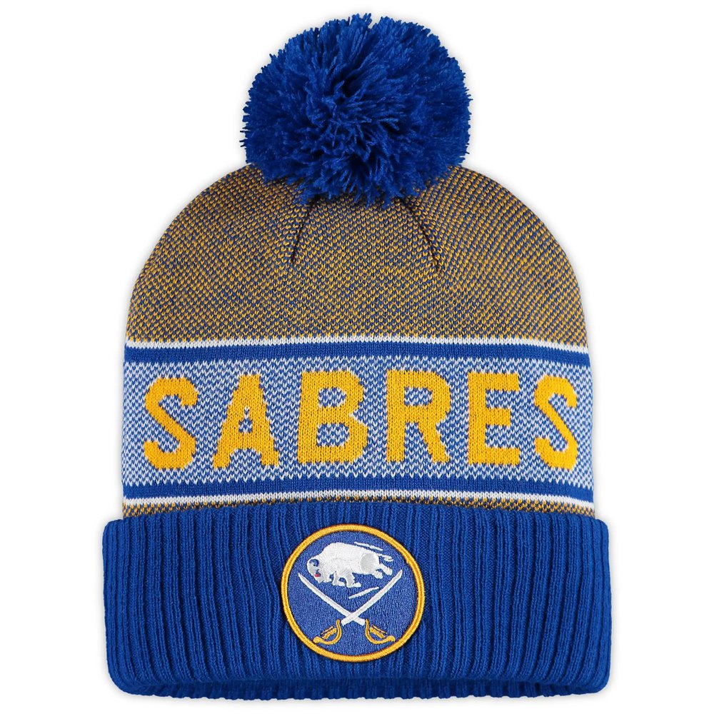 Buffalo Sabres Fanatics Branded Team Pride Cuffed Knit Hat with Pom - Navy