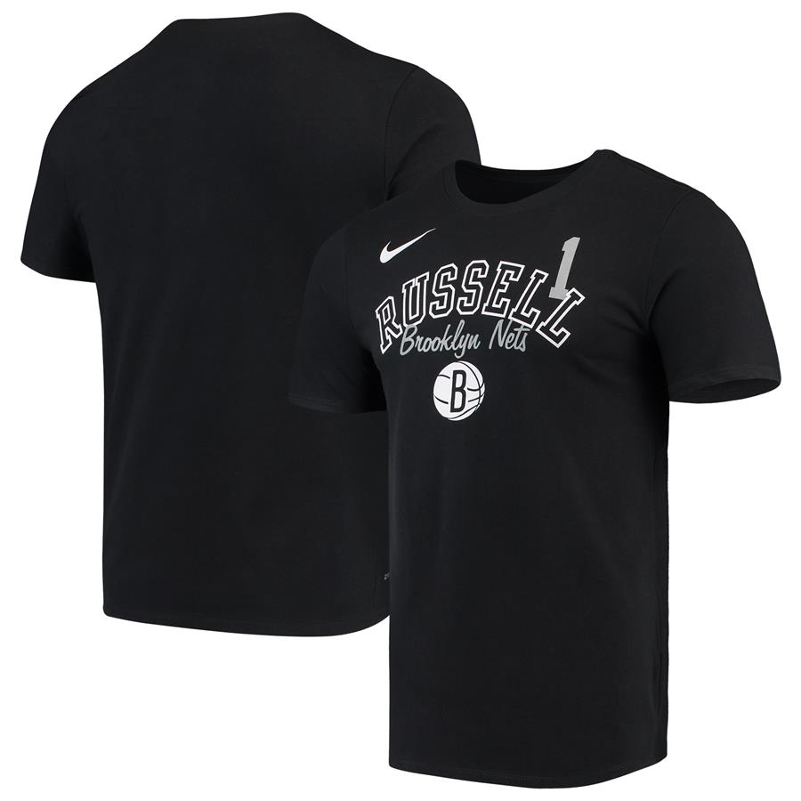D'Angelo Russell Brooklyn Nets Nike Player Performance T-Shirt - Black