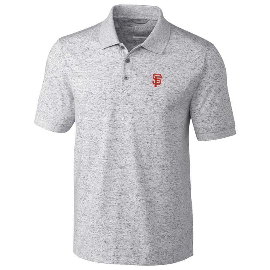 San Francisco Giants Cutter & Buck Advantage Polo Space Dye - Gray