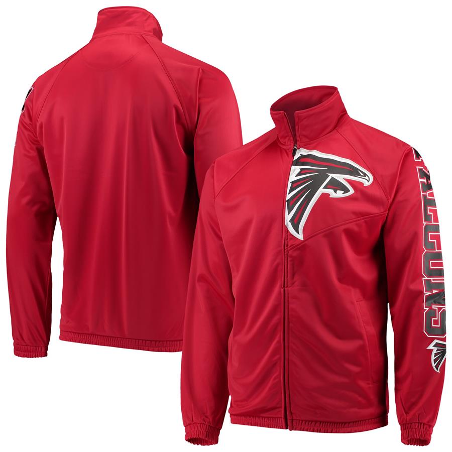 Atlanta Falcons G-III Sports by Carl Banks Synergy Track Full-Zip Jacket - Red