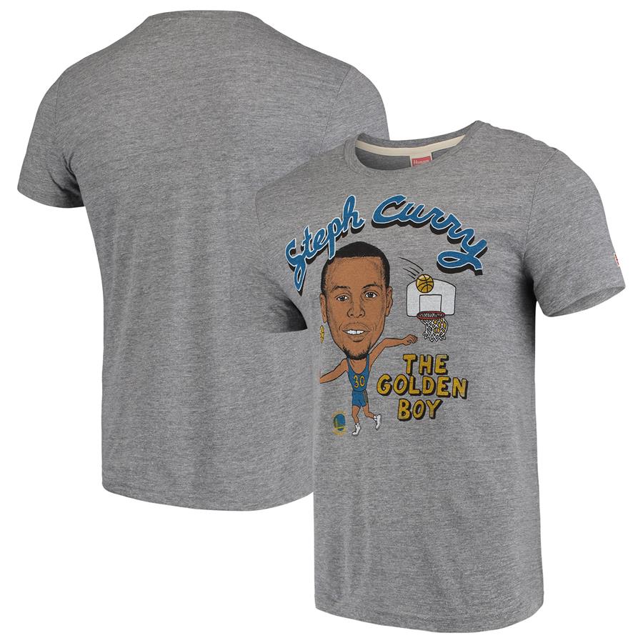 Stephen Curry Golden State Warriors Player Graphic Tri-Blend T-Shirt - Gray