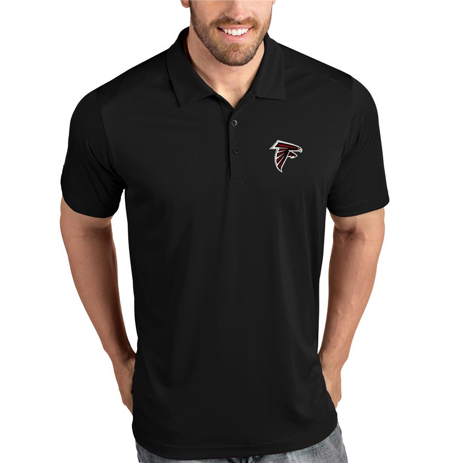 Atlanta Falcons Antigua Tribute Polo - Black