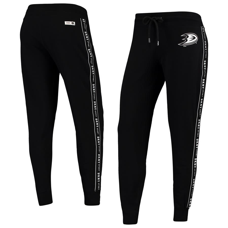 Anaheim Ducks DKNY Sport Women's Brooke Jogger Pants - Black