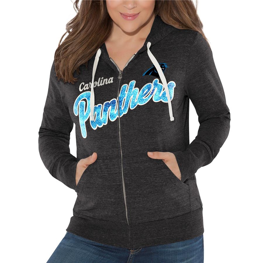 Carolina Panthers Touch by Alyssa Milano Women's All American Full-Zip Hoodie - Black
