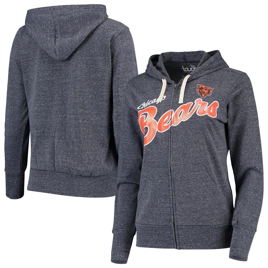 Chicago Bears Touch by Alyssa Milano Women's All American Full-Zip Hoodie - Navy