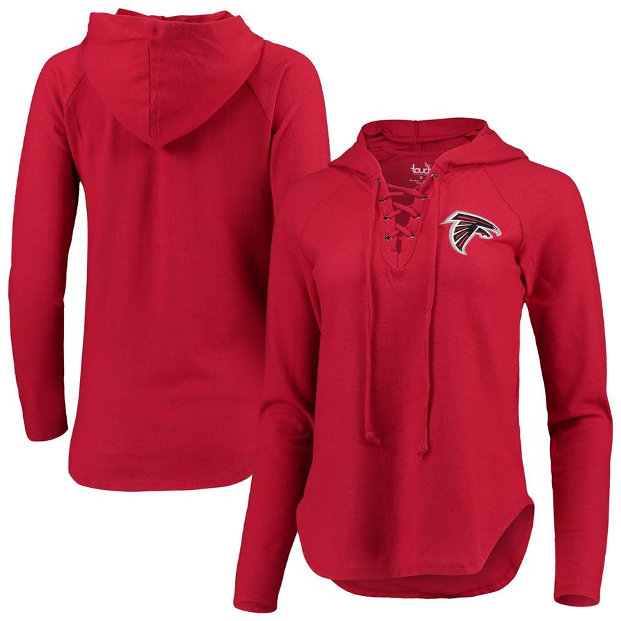 Atlanta Falcons Touch by Alyssa Milano Women's Soaring Pullover Hoodie - Red