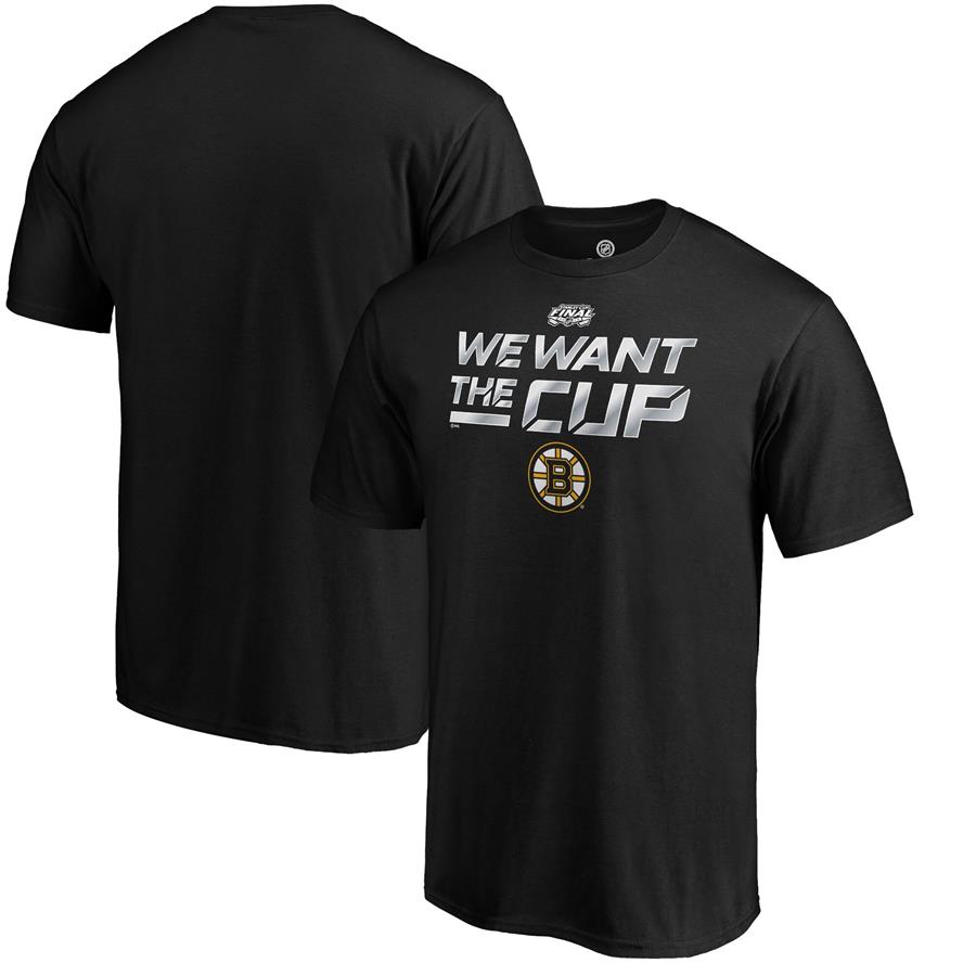 Boston Bruins Fanatics Branded 2019 Stanley Cup Final Bound Full Strength T-Shirt - Black