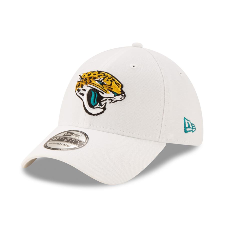 Jacksonville Jaguars New Era Iced 39THIRTY Flex Hat - White