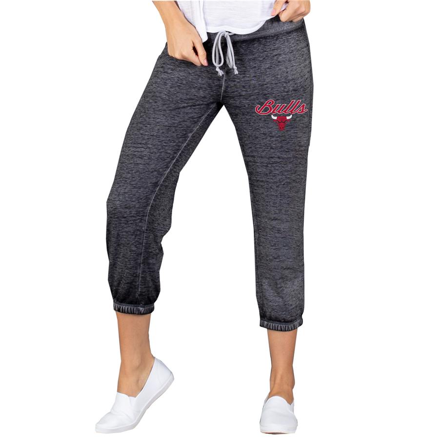 Chicago Bulls Concepts Sport Women's Capri Knit Lounge Pants - Charcoal