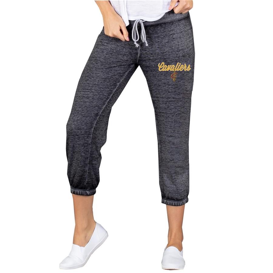 Cleveland Cavaliers Concepts Sport Women's Capri Knit Lounge Pants - Charcoal
