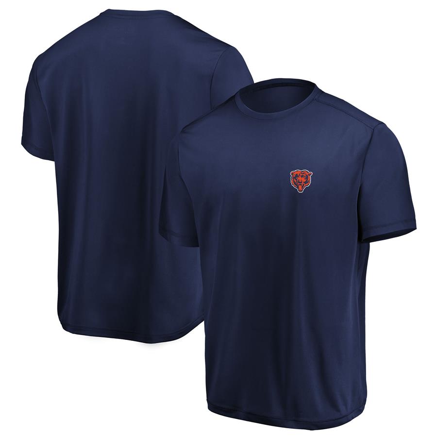 Chicago Bears Majestic Showtime Logo Cool Base T-Shirt - Navy