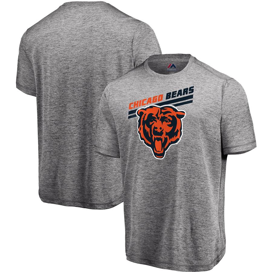 Chicago Bears Majestic Showtime Pro Grade Cool Base T-Shirt - Gray