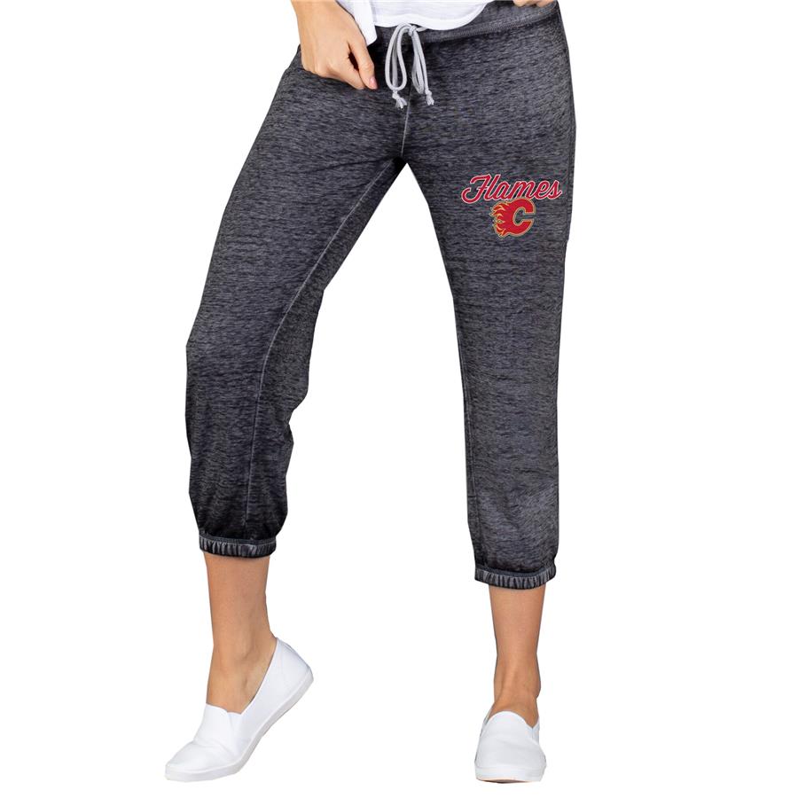 Calgary Flames Concepts Sport Women's Knit Capri Lounge Pants - Charcoal