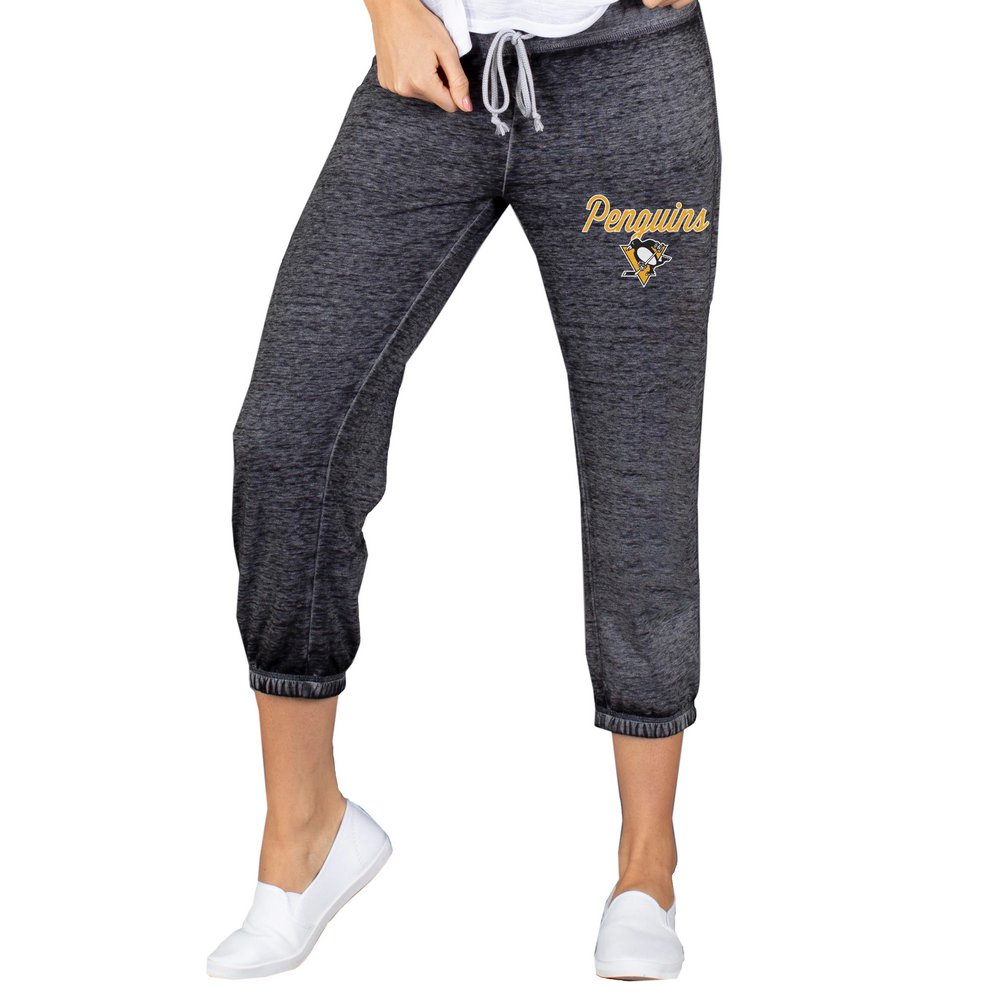 Pittsburgh Penguins Concepts Sport Women's Knit Capri Lounge Pants - Charcoal
