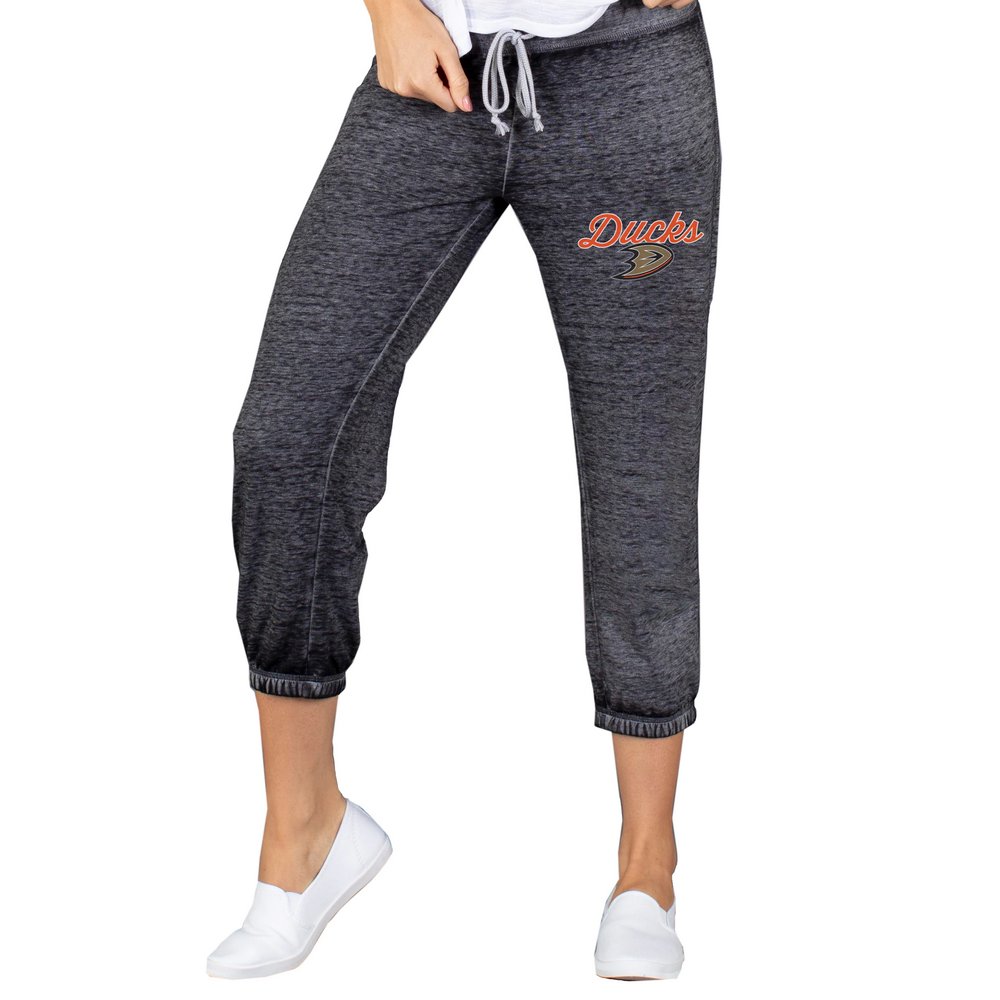 Anaheim Ducks Concepts Sport Women's Knit Capri Lounge Pants - Charcoal
