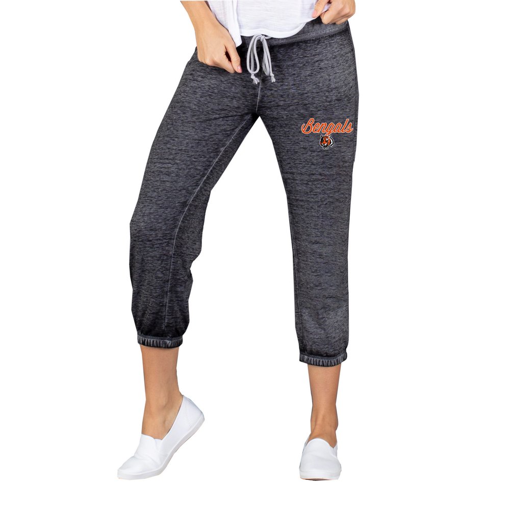 Cincinnati Bengals Concepts Sport Women's Knit Capri Pants - Charcoal