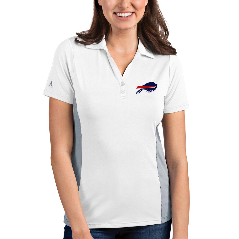 Buffalo Bills Antigua Women's Venture Polo - White