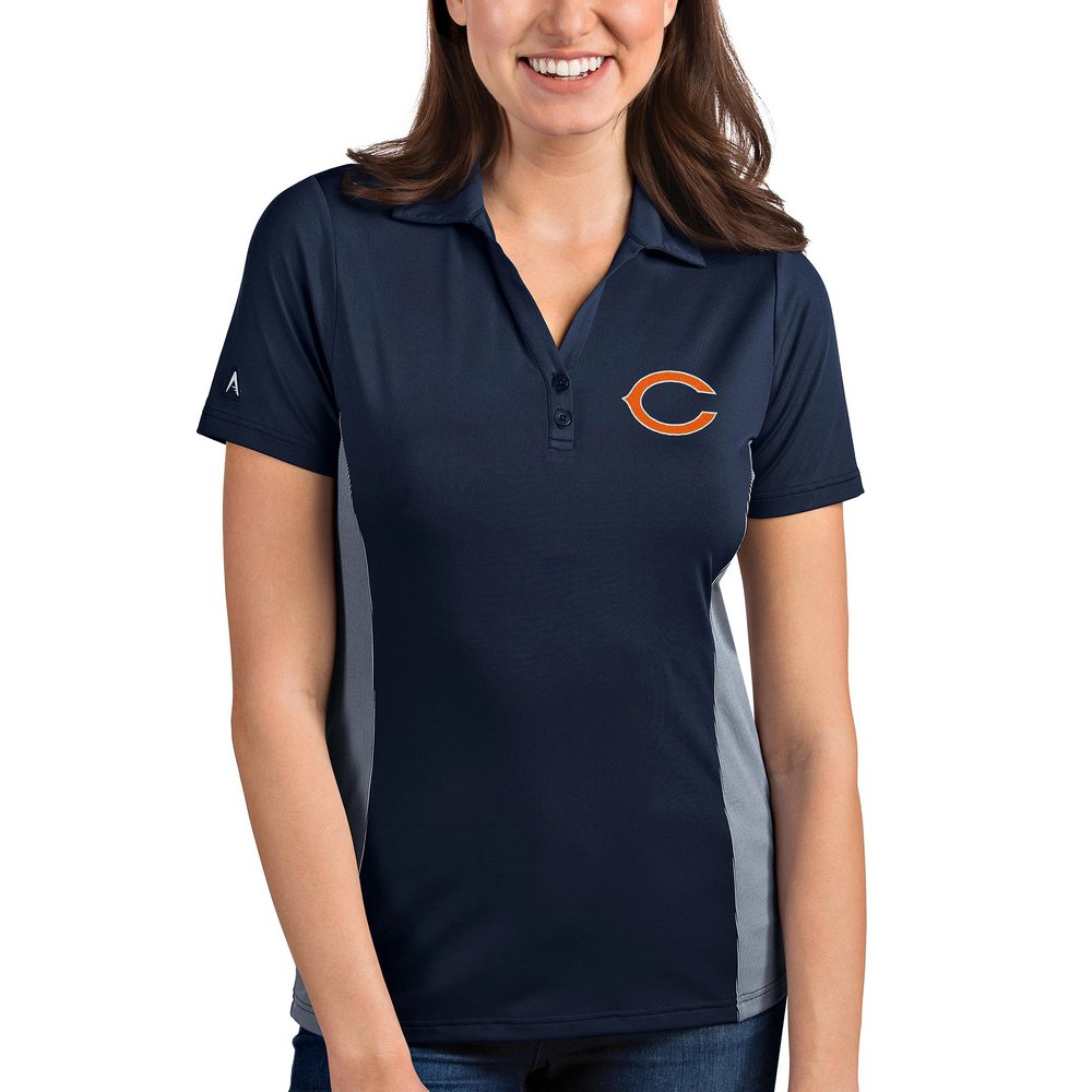 Chicago Bears Antigua Women's Venture Polo - Navy