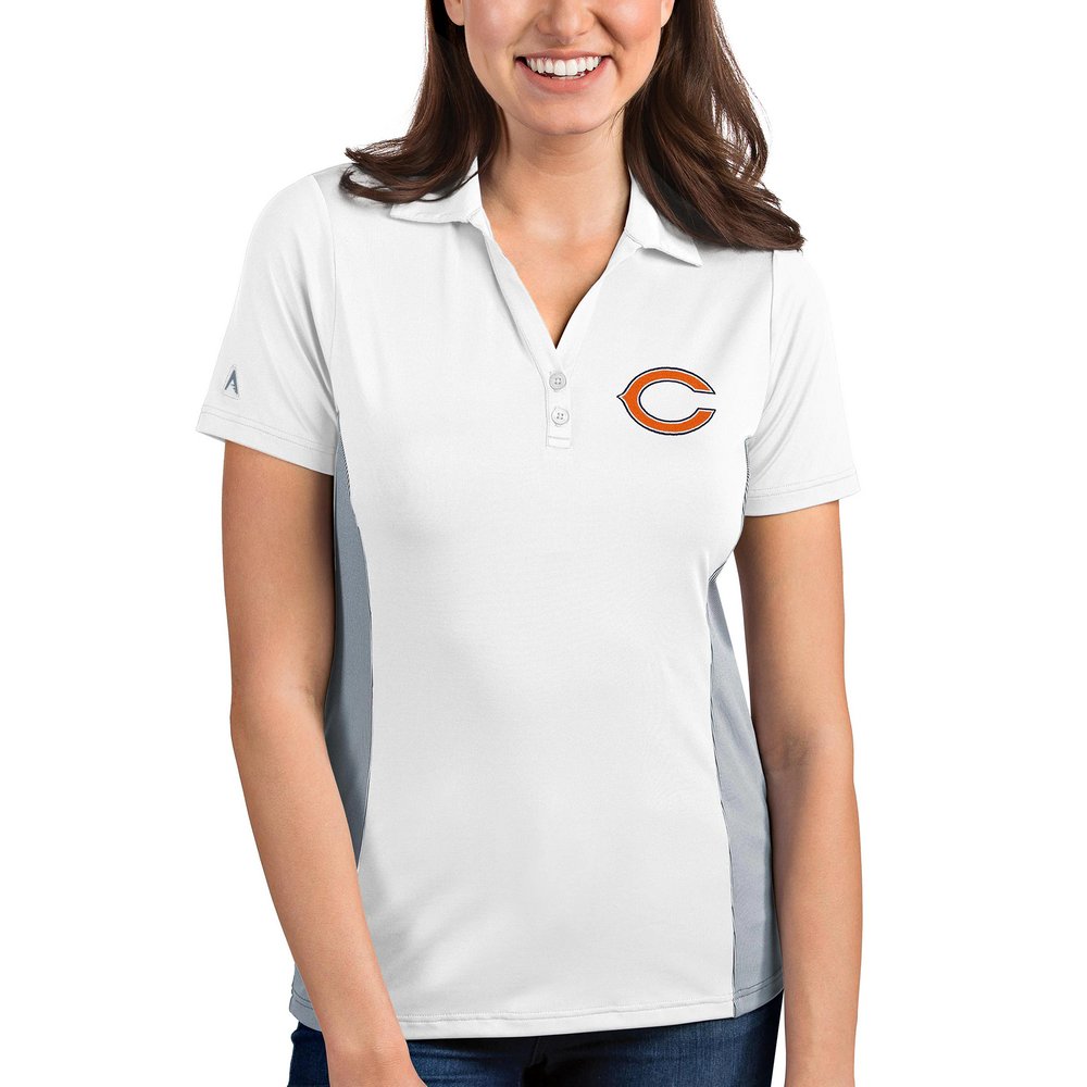 Chicago Bears Antigua Women's Venture Polo - White
