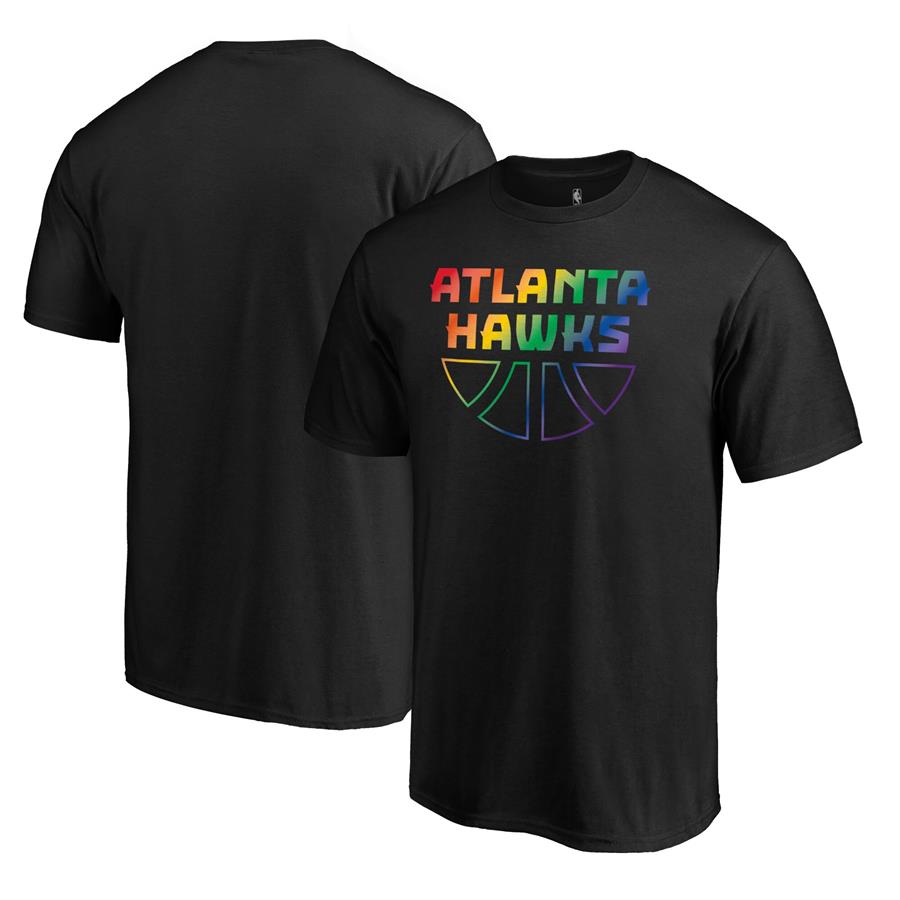 Atlanta Hawks Fanatics Branded Team Pride Wordmark T-Shirt - Black