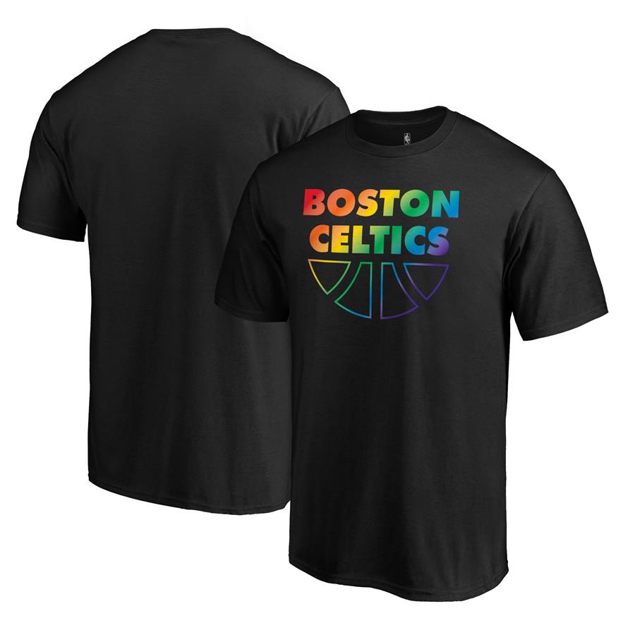 Boston Celtics Fanatics Branded Team Pride Wordmark T-Shirt - Black