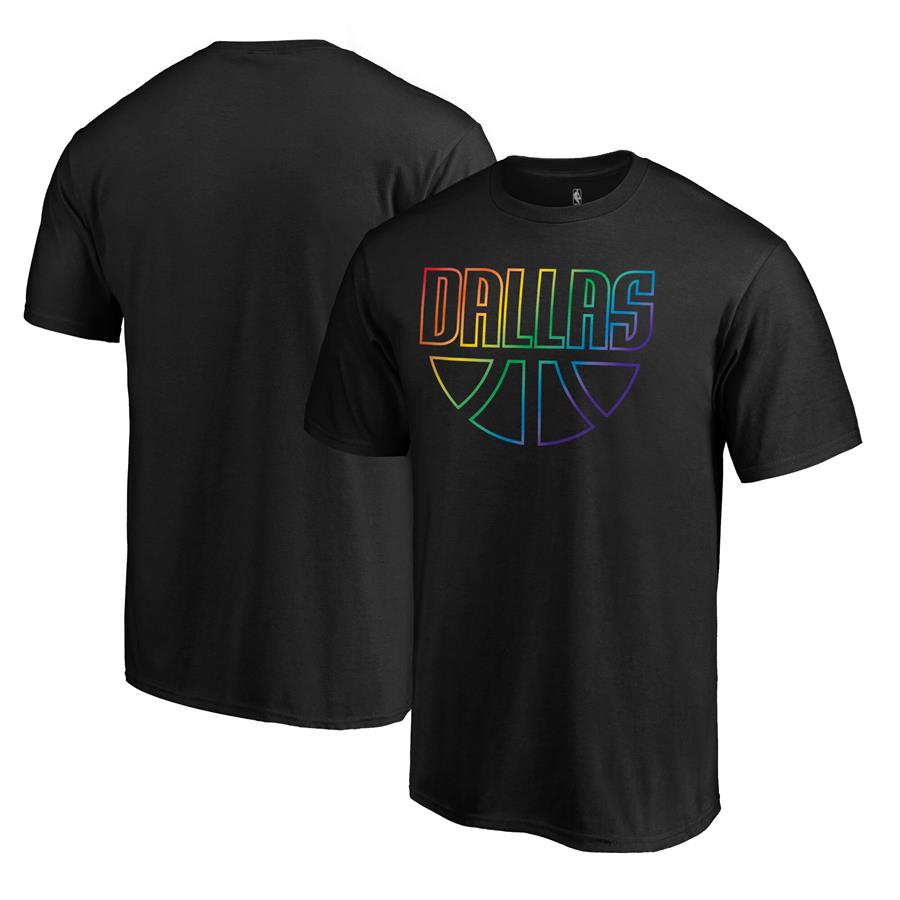Dallas Mavericks Fanatics Branded Team Pride Wordmark T-Shirt - Black