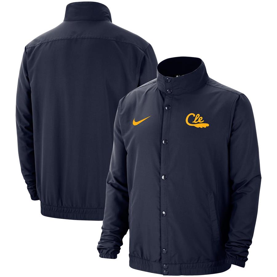 Cleveland Cavaliers Nike City Edition Lightweight DNA Full-Snap Jacket - Navy