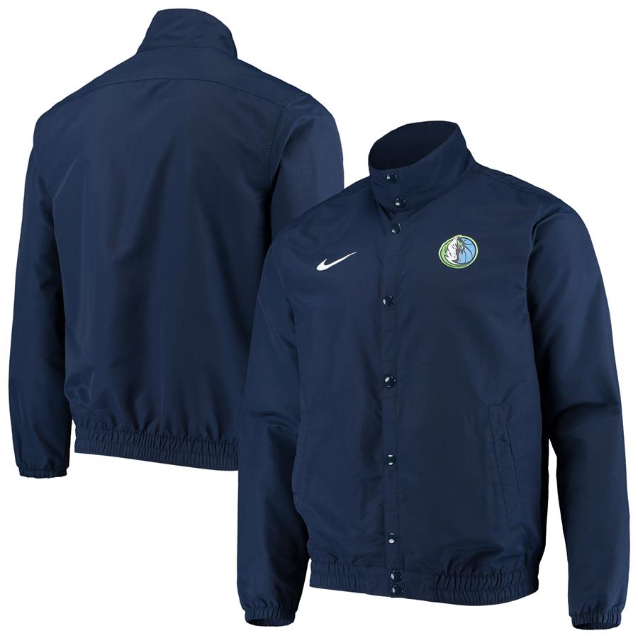 Dallas Mavericks Nike City Edition Lightweight DNA Full-Snap Jacket - Navy