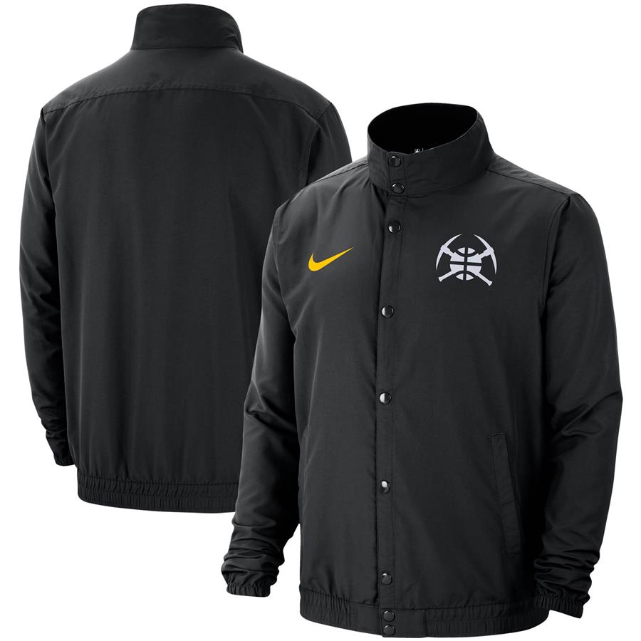 Denver Nuggets Nike City Edition Lightweight DNA Full-Snap Jacket - Black