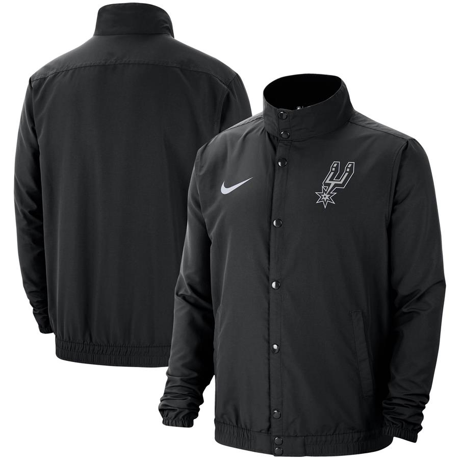 San Antonio Spurs Nike City Edition Lightweight DNA Full-Snap Jacket - Black