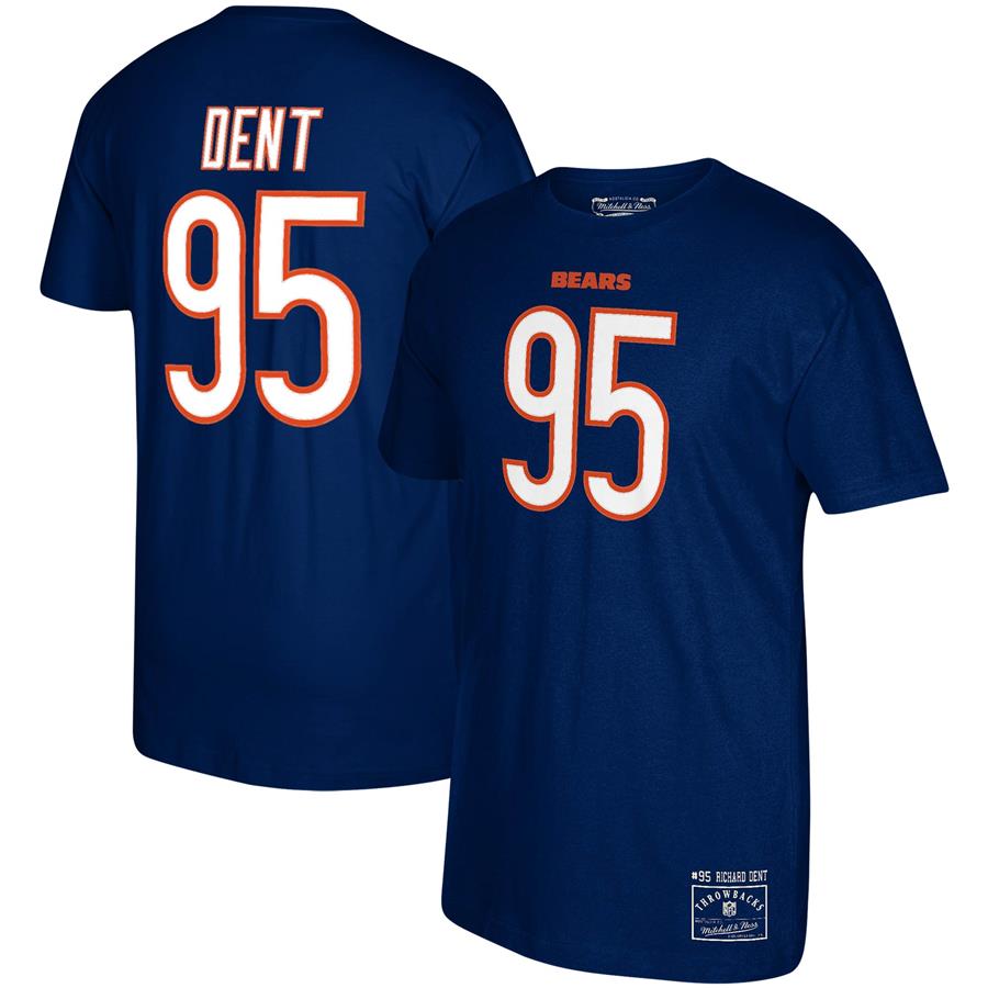 Richard Dent Chicago Bears Mitchell & Ness Team Retired Player Name & Number T-Shirt - Navy