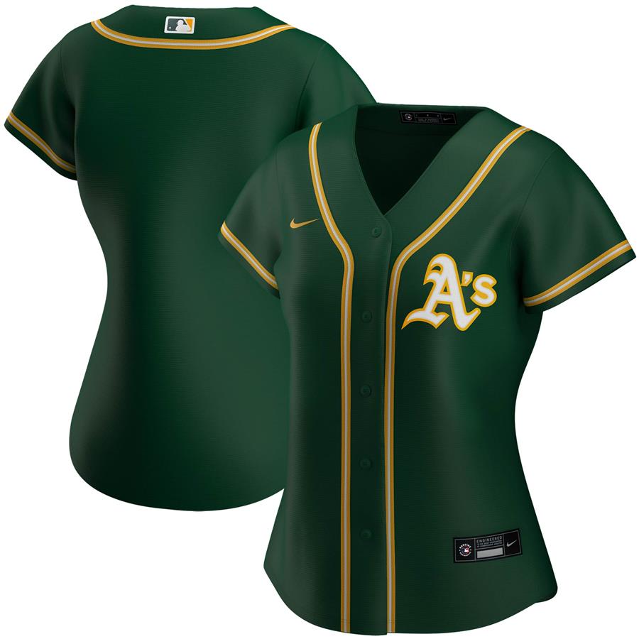 Oakland Athletics Nike Women's Alternate Replica Team Jersey - Green