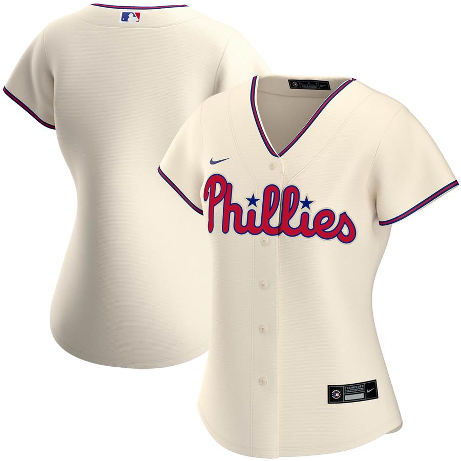 Philadelphia Phillies Nike Women's Alternate Replica Team Jersey - Cream