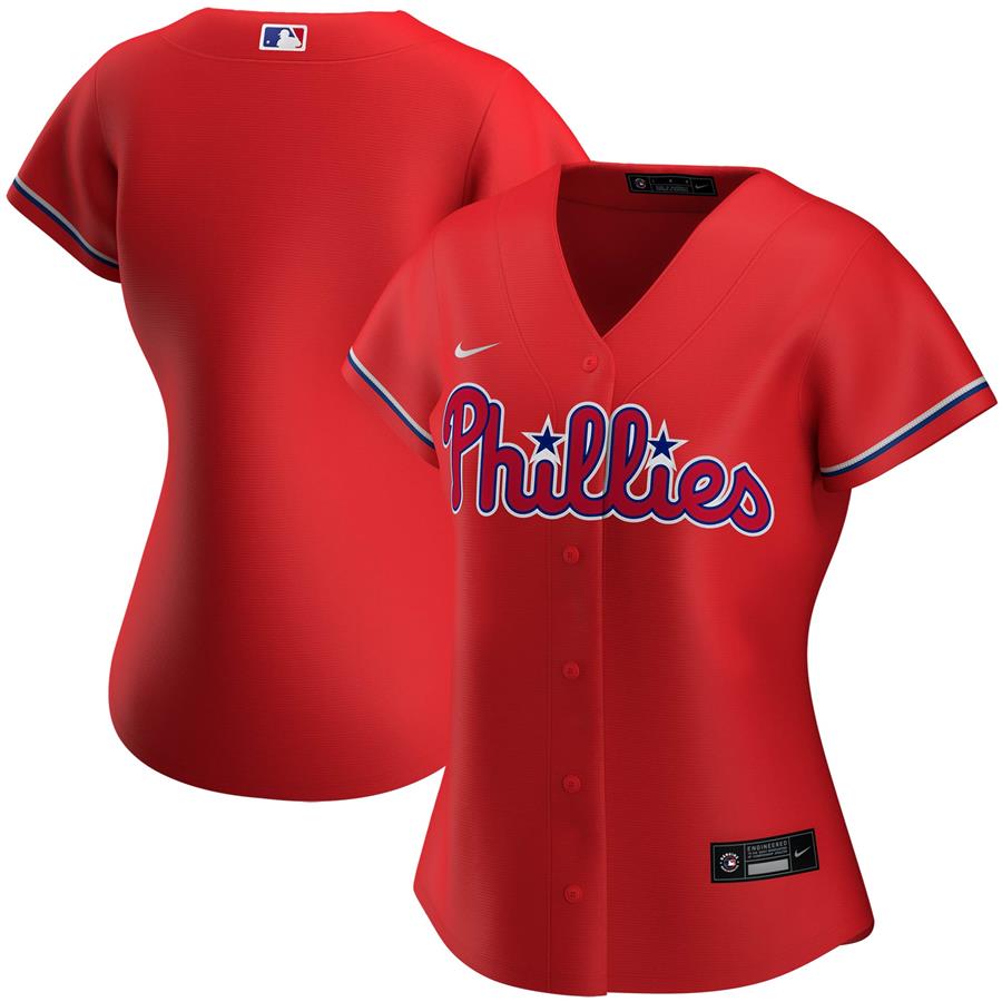Philadelphia Phillies Nike Women's Alternate Replica Team Jersey - Red