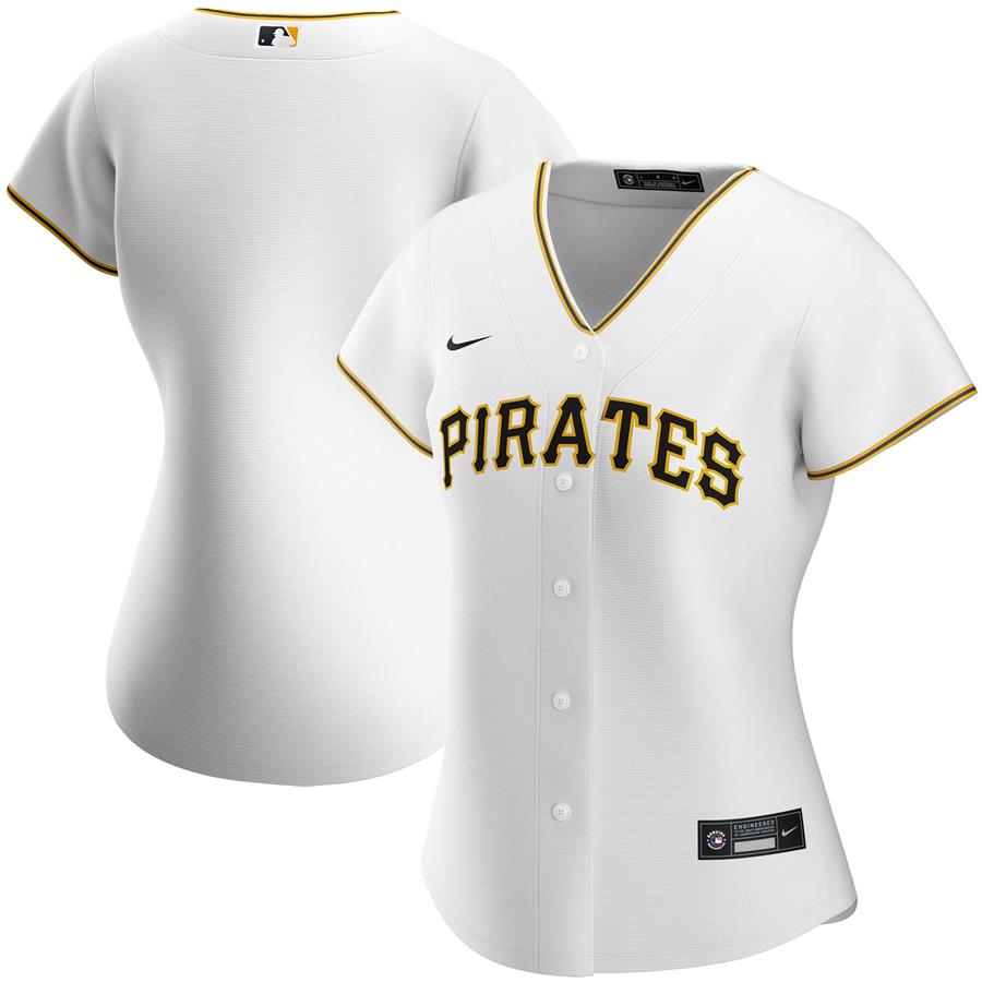 Pittsburgh Pirates Nike Women's Home Replica Team Jersey - White