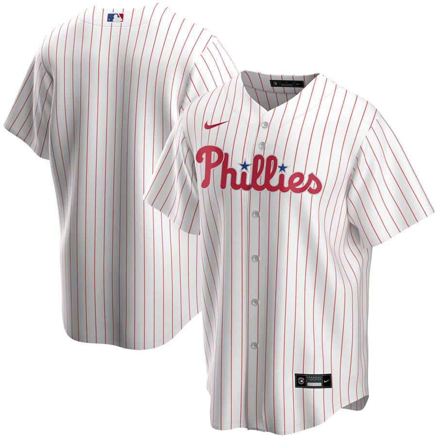 Philadelphia Phillies Nike Home Replica Team Jersey - White