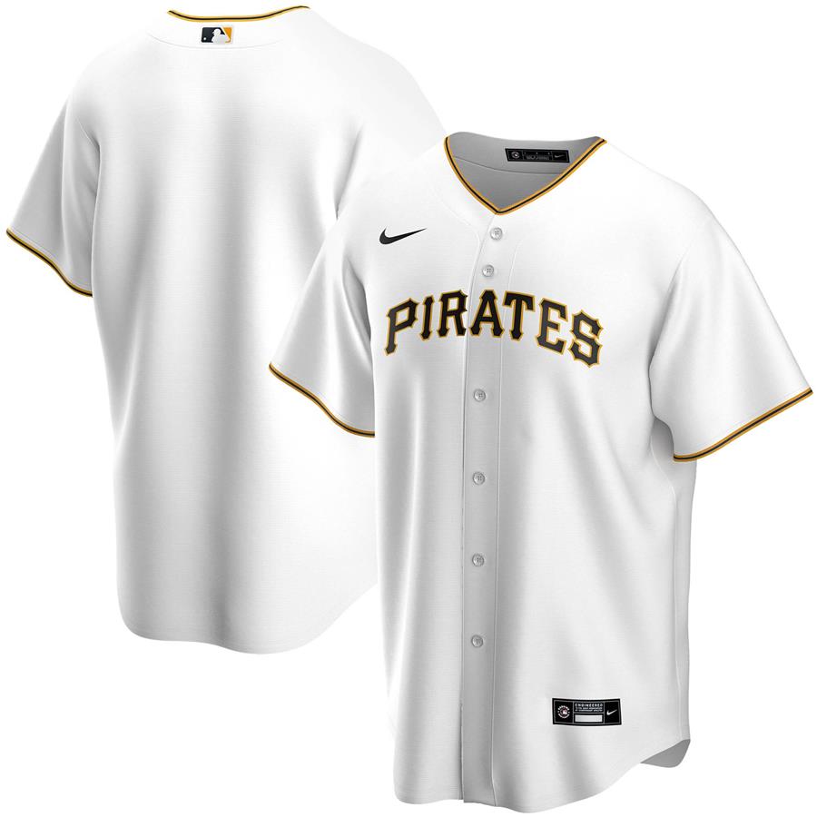 Pittsburgh Pirates Nike Home Replica Team Jersey - White