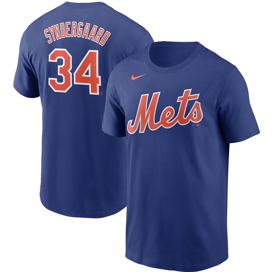 Noah Syndergaard New York Mets Nike Name & Number T-Shirt - Royal