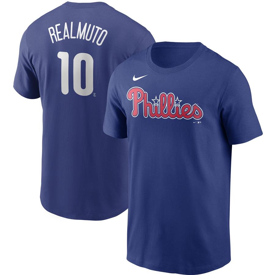 JT Realmuto Philadelphia Phillies Nike Name & Number T-Shirt - Royal