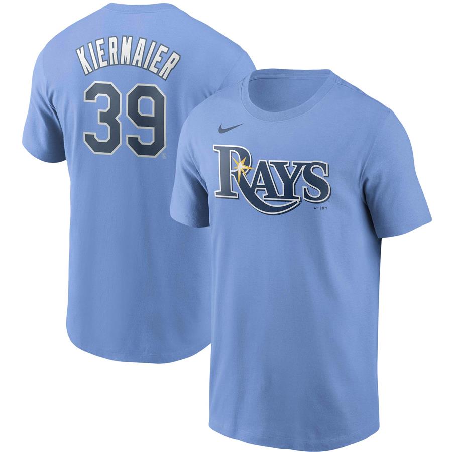 Kevin Kiermaier Tampa Bay Rays Nike Name & Number T-Shirt - Light Blue
