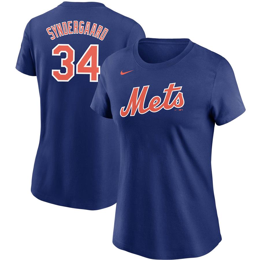 Noah Syndergaard New York Mets Nike Women's Name & Number T-Shirt - Royal