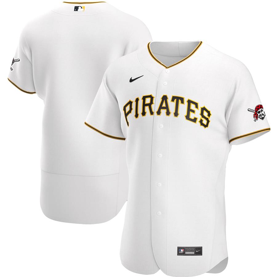 Pittsburgh Pirates Nike Home Authentic Team Jersey - White
